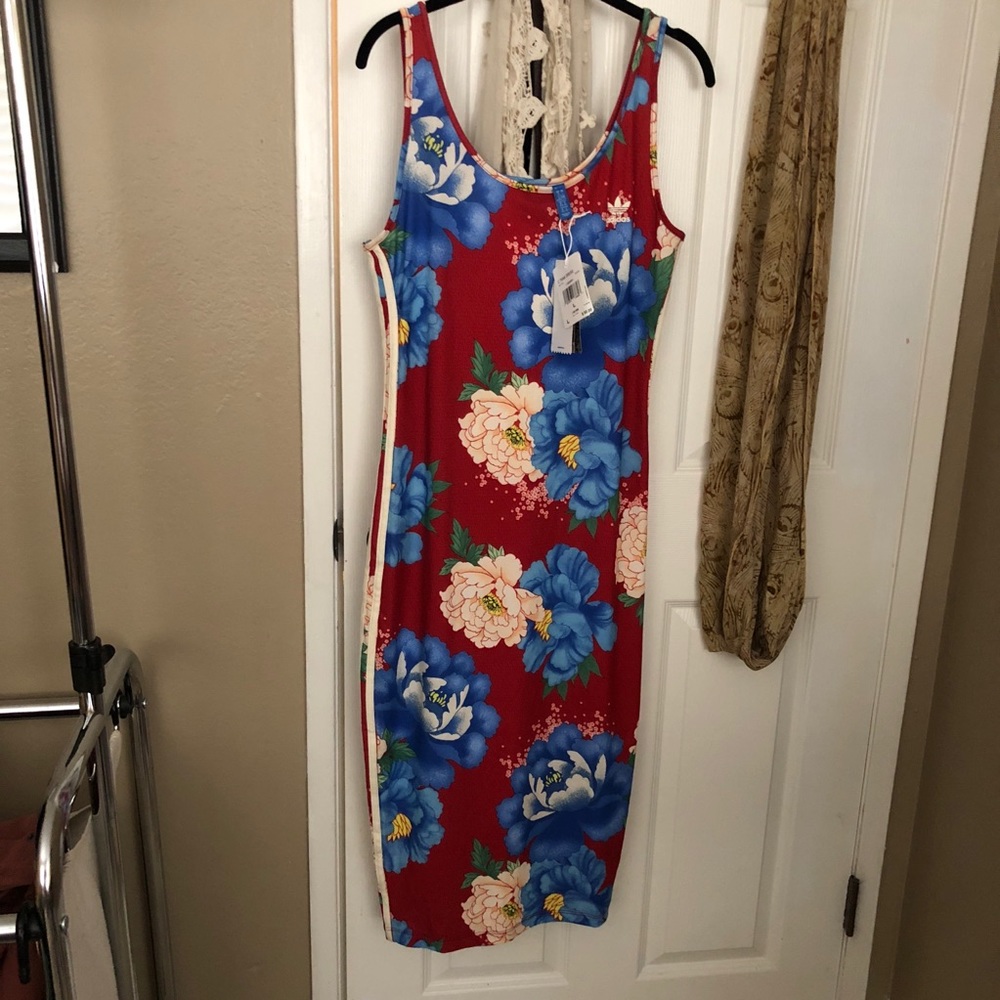 Net Adidas Bodycon dress